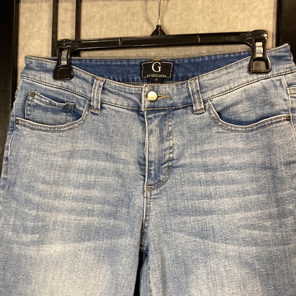 G by Giuliana size 8 Womens jeans raw hem stretch for comfort - Picture 2 of 9